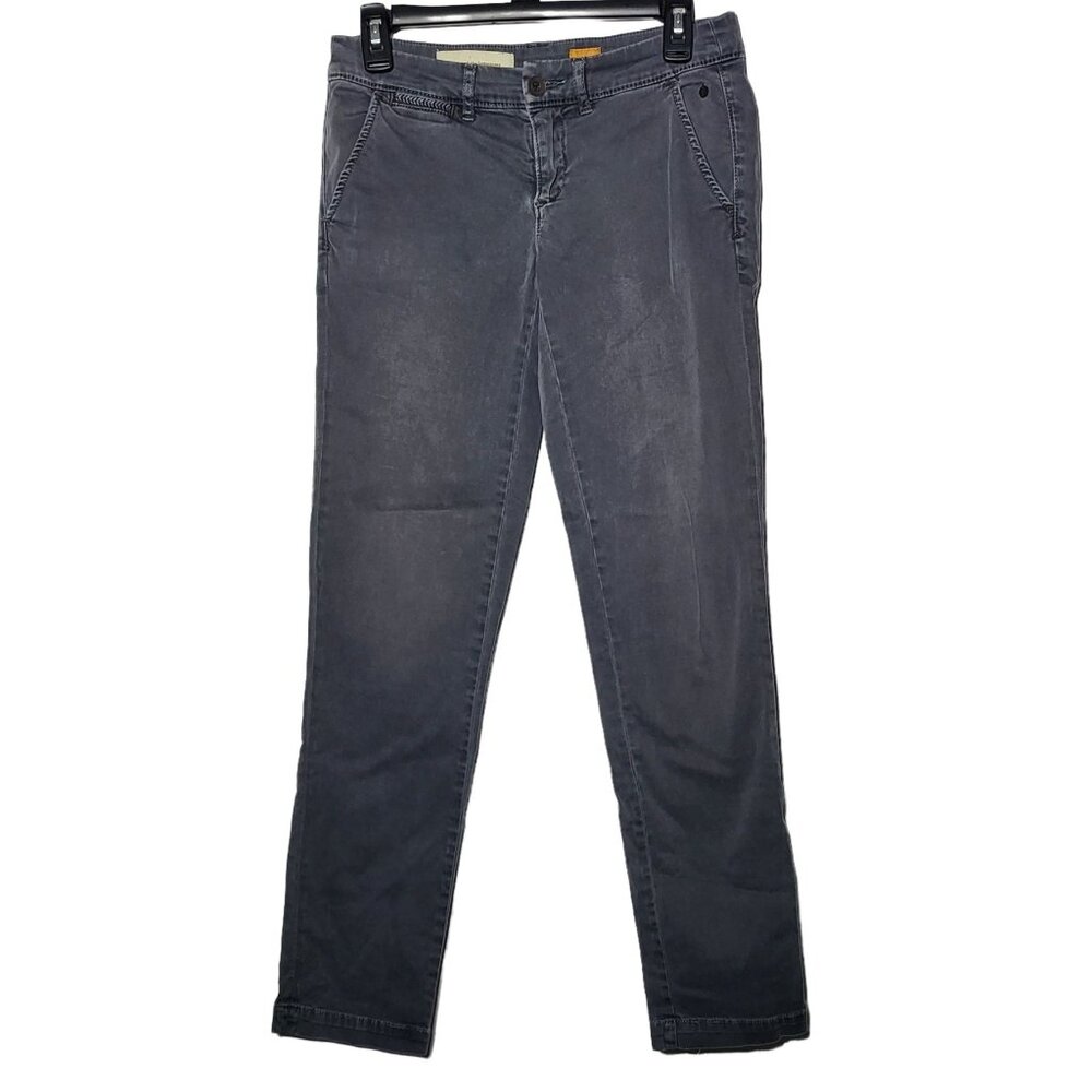 Pilcro and the Letterpress Womens Gray Hyphen Pants Size 26 Grey Neutral Chino‎
